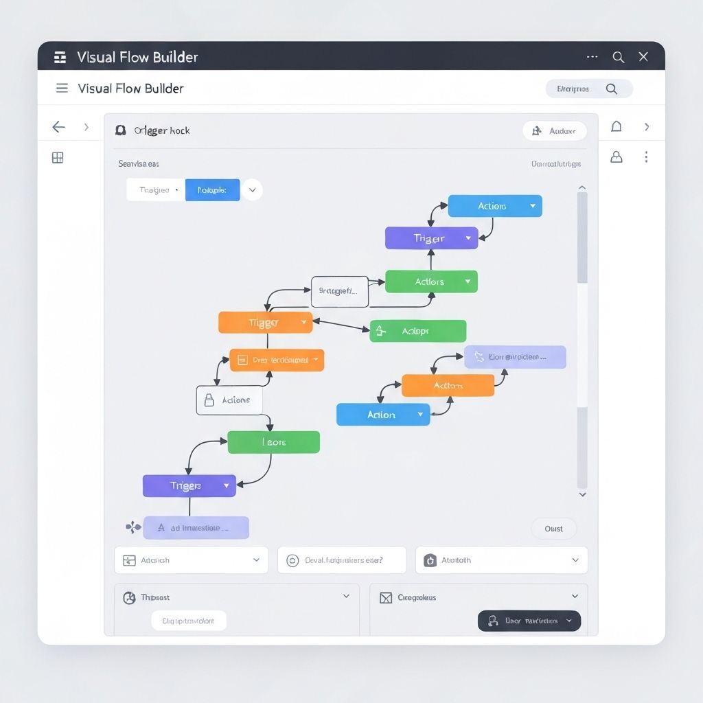 Visual Flow Builder
